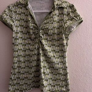 Apt. 9 Gray Patterned Top